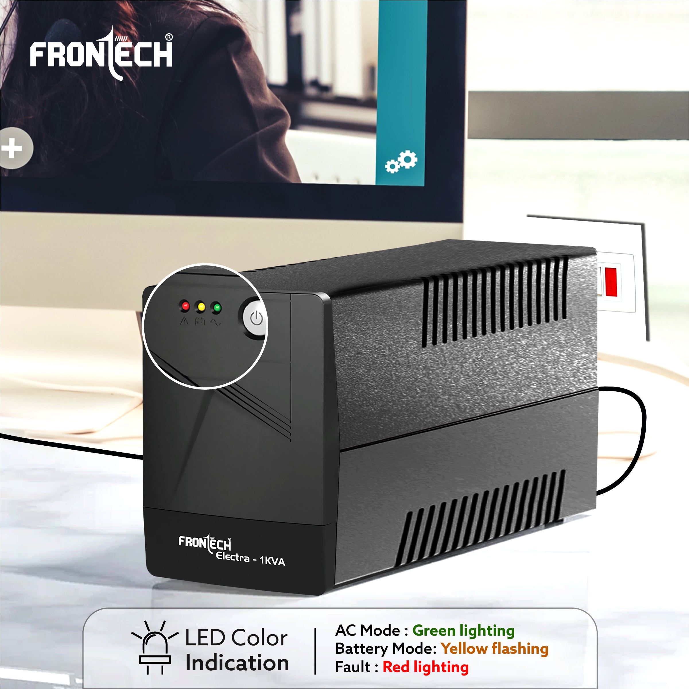 UPS Electra Plus 1000VA/600W (2566)