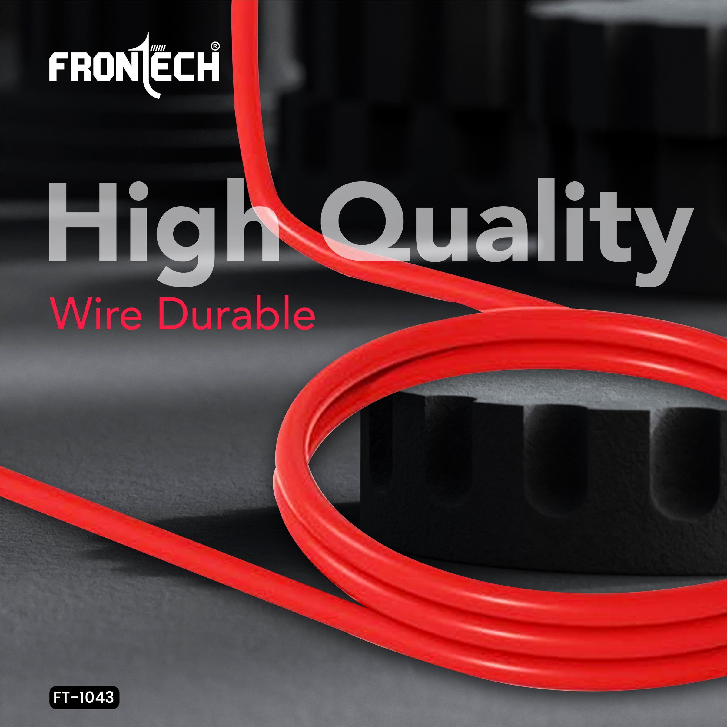 Frontech 65W USB to Type-C Super Fast Charging & Data Cable | 1 Meter | Bend Resistant | High-Speed Sync | Compatible with All Type-C Devices (FT-1043)