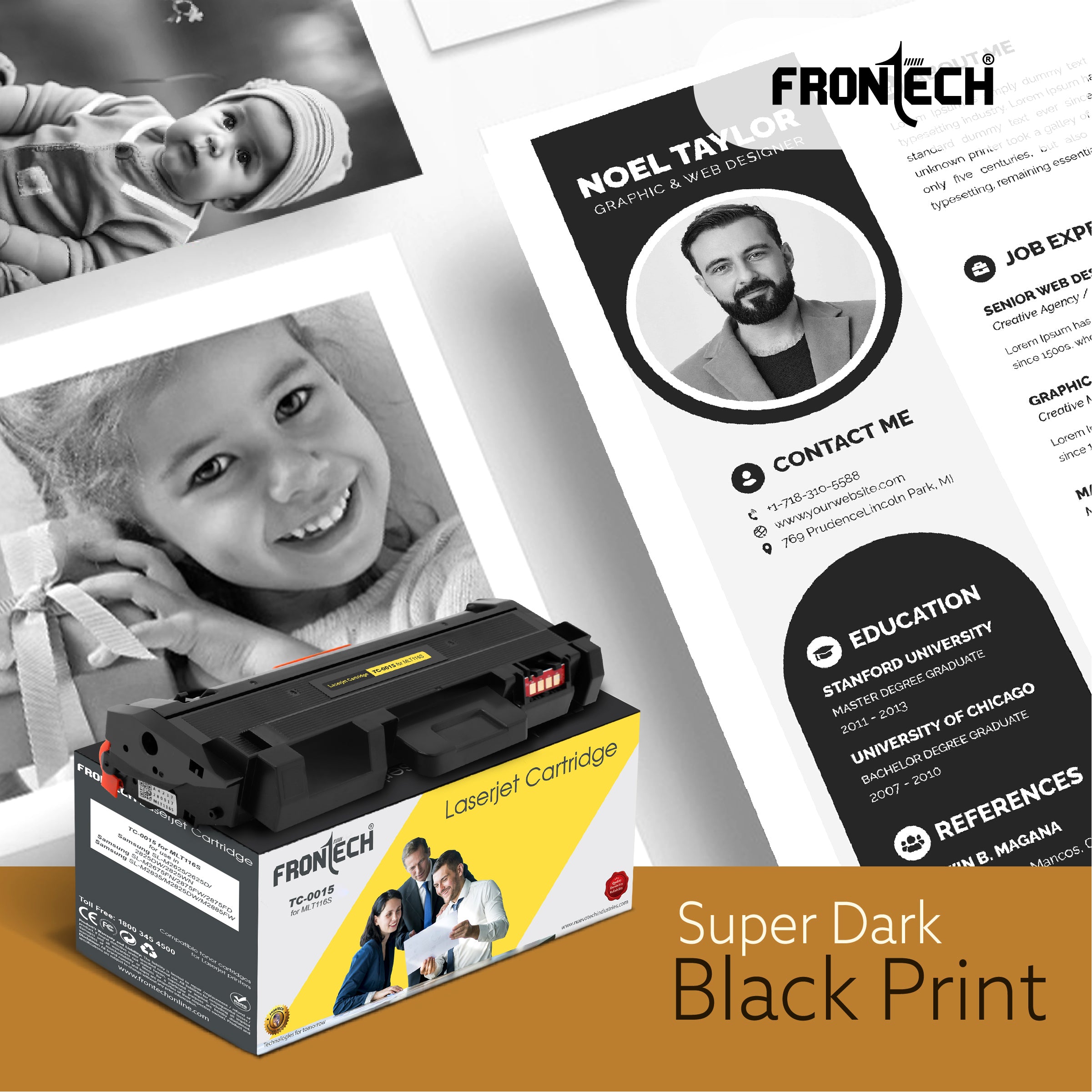 MLT116S Toner Cartridge | Compatible with Samsung ProXpress M2625-M2885FW Series (TC-0015)