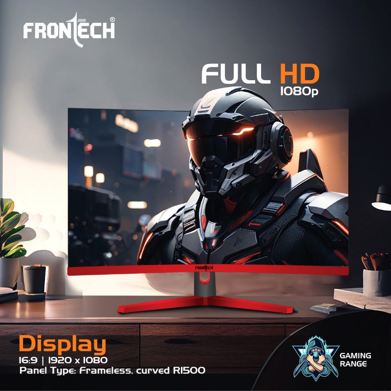 27'' Curved Gaming LED Monitor | 100Hz, 1920x1080 | 1500R Curve, Bezel-Less Design (MON-0053C)