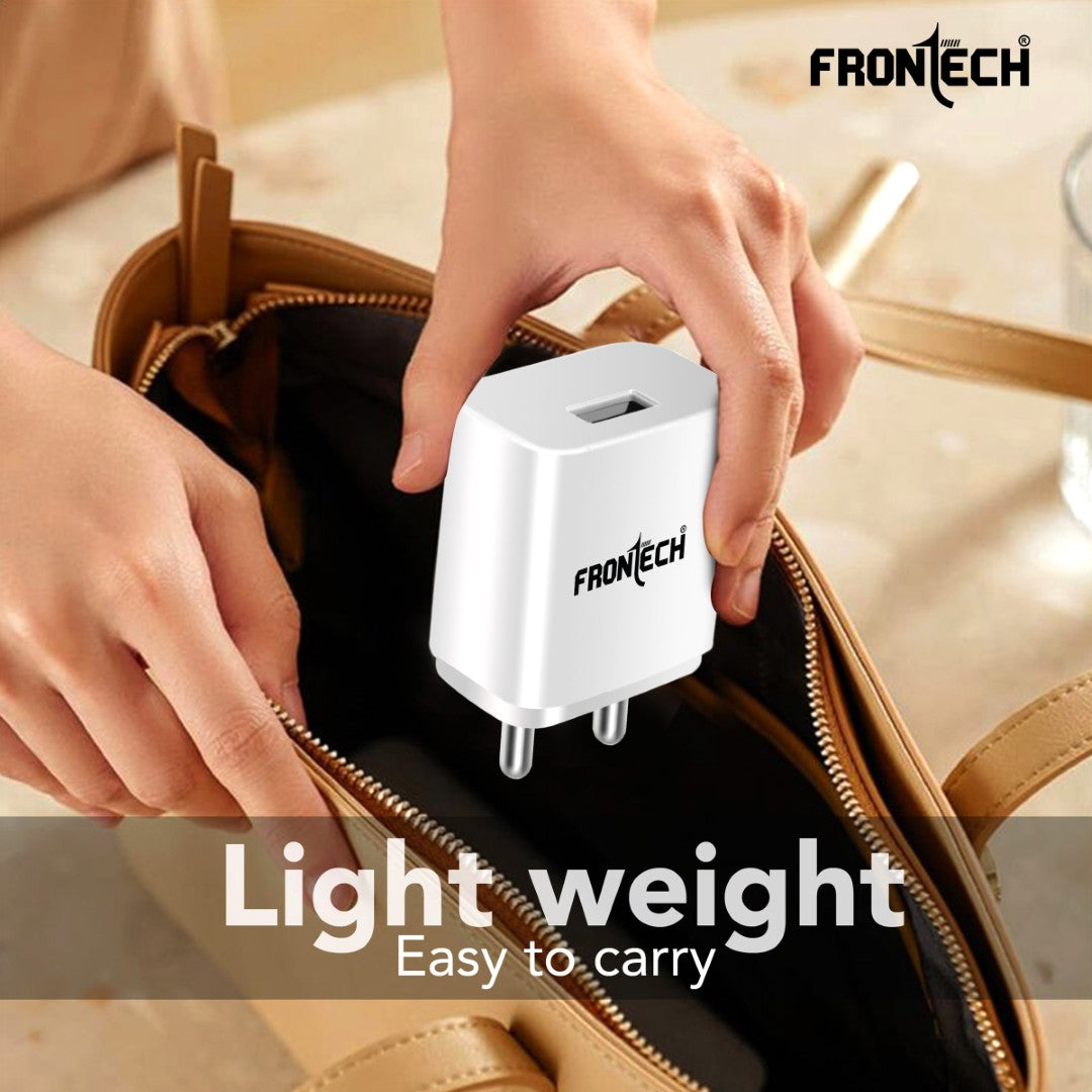 12W/2.4A Mobile Charger | Ultra Fast Charging, Quick Charge 3.0, (0951CW, White)