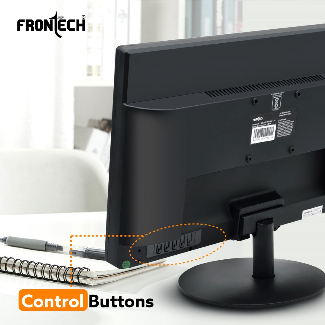 18.5'' HD LED Monitor | 75Hz, 1366x768 | Slim & Stylish (MON-0006)