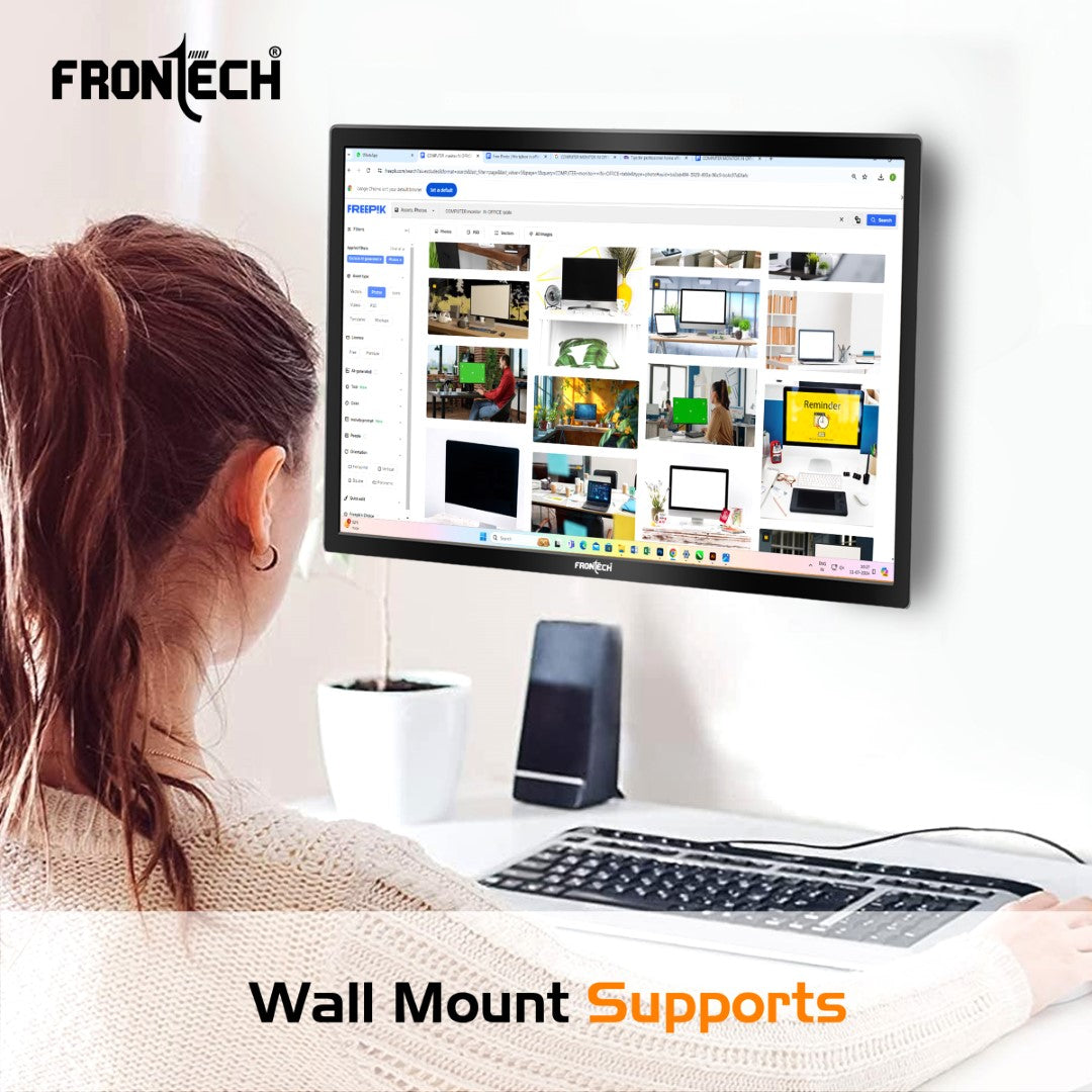 22'' HD LED Monitor | 60Hz, 1920x1080 | Slim & Stylish (MON-0070)