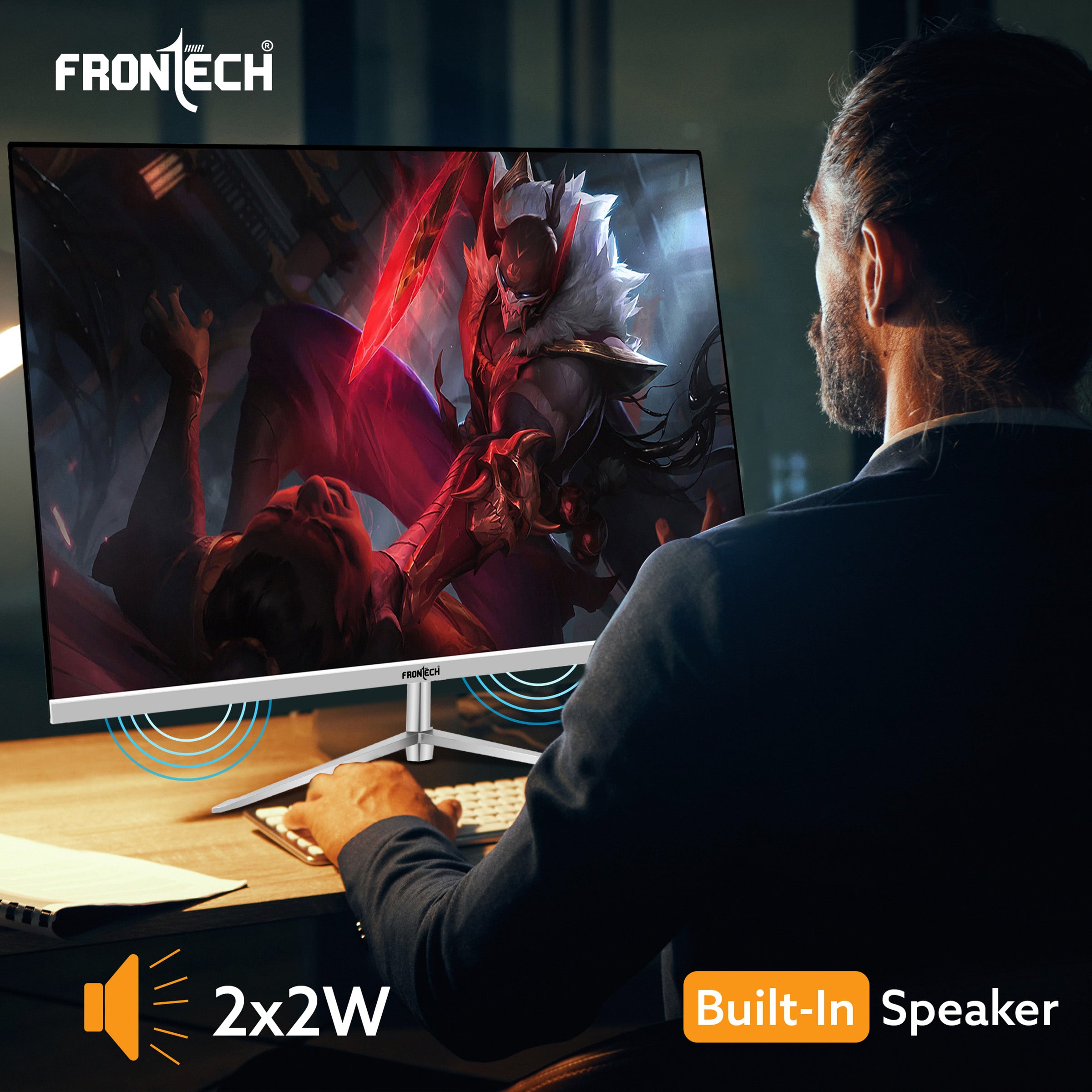 27'' Ultima Series LED Monitor | 75Hz, 1920x1080 | Slim & Stylish (MON-0053)