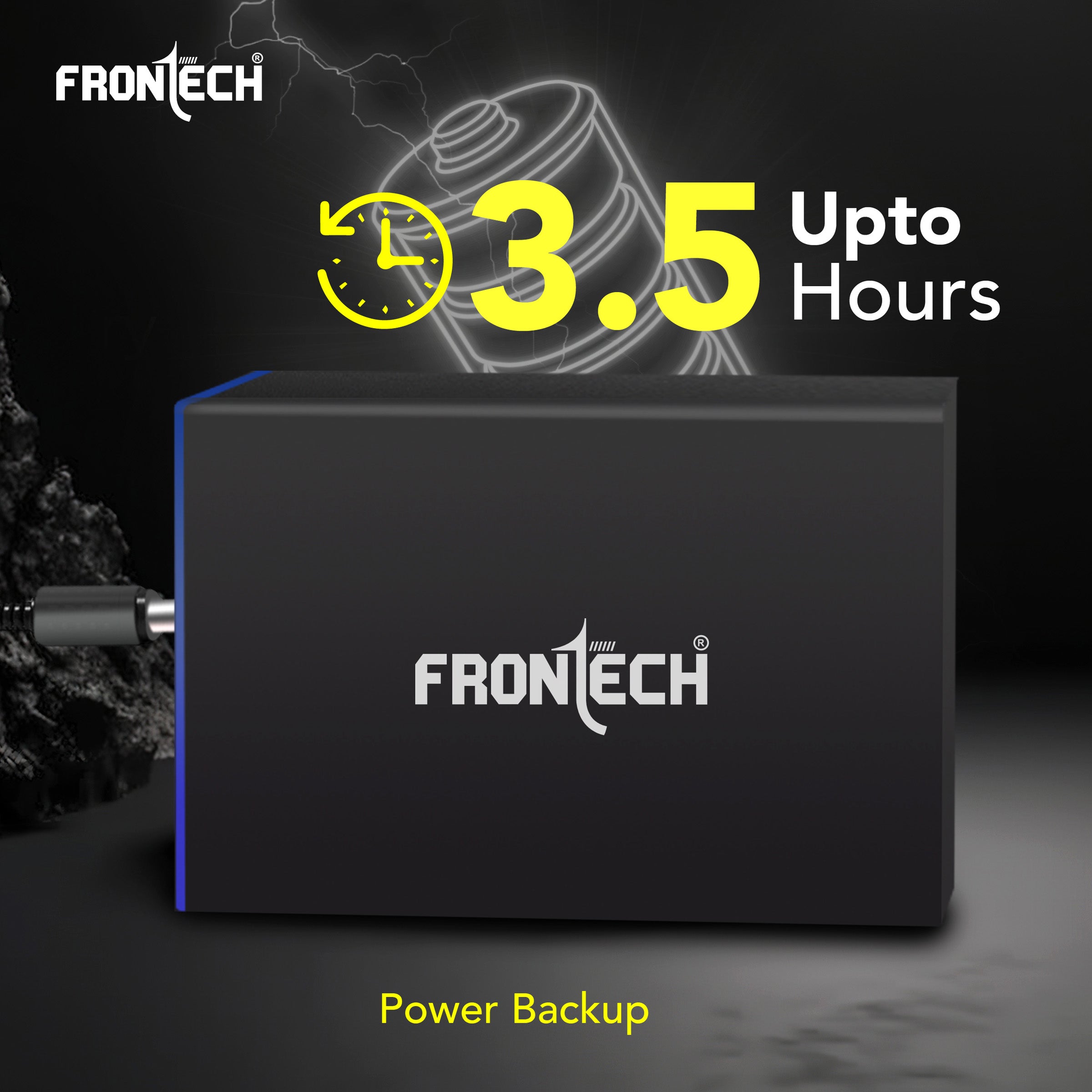 FRONTECH Mini UPS - Reliable 4400mAh Power Backup for Wi-Fi Routers with Surge Protection(UPS-0022)