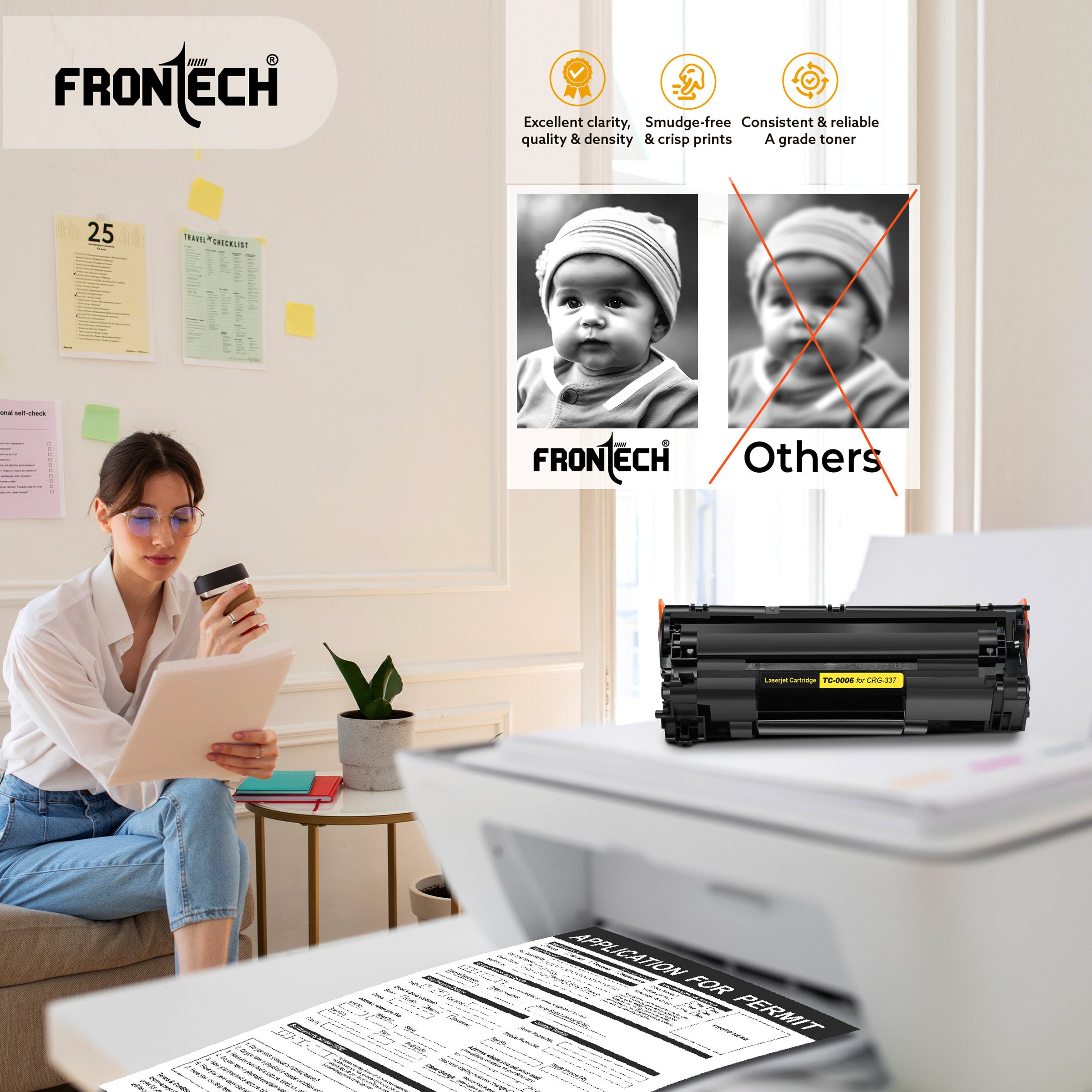 CRG-337 Toner Cartridge | Compatible with Canon MF232w-LBP223d Series (TC-0006)