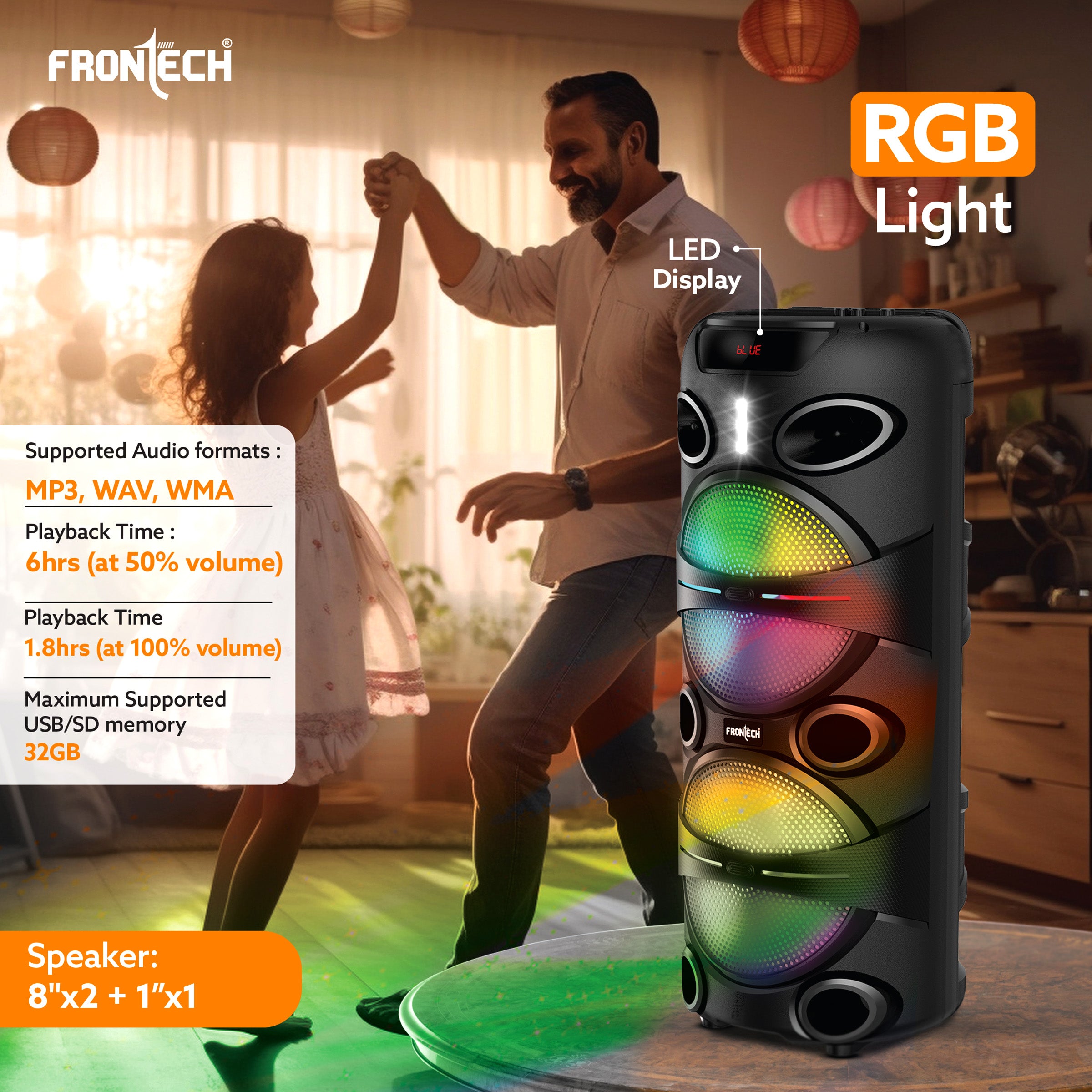Groove Multimedia 24W Wireless Trolley Speaker (SW-0179)