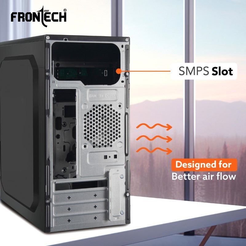 Rift Silver Range ATX Cabinet | Front Audio, 2x Front USB 2.0 Ports (FT-4372)