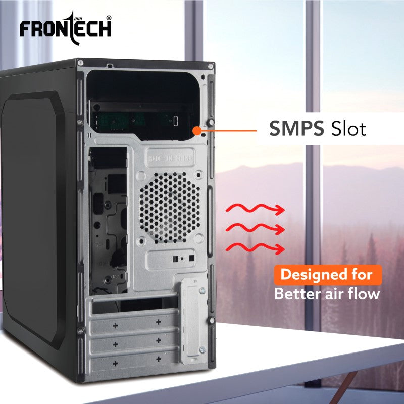 Icon Silver Range ATX Cabinet | Front Audio, 2x Front USB 2.0 Ports (FT-4371)