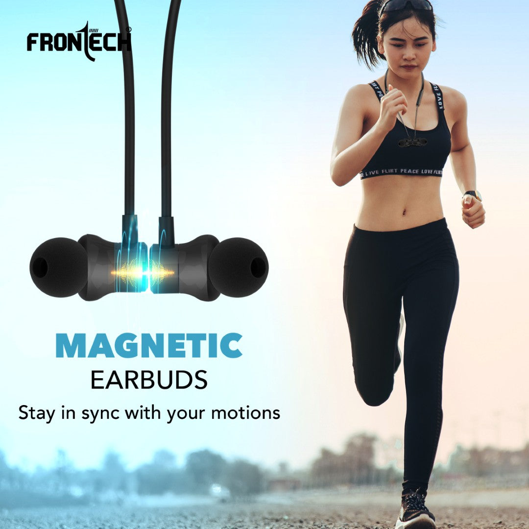 Wireless Neckband | Up to 20 Hours Playback,  Bluetooth 5.0 (EF-0072)