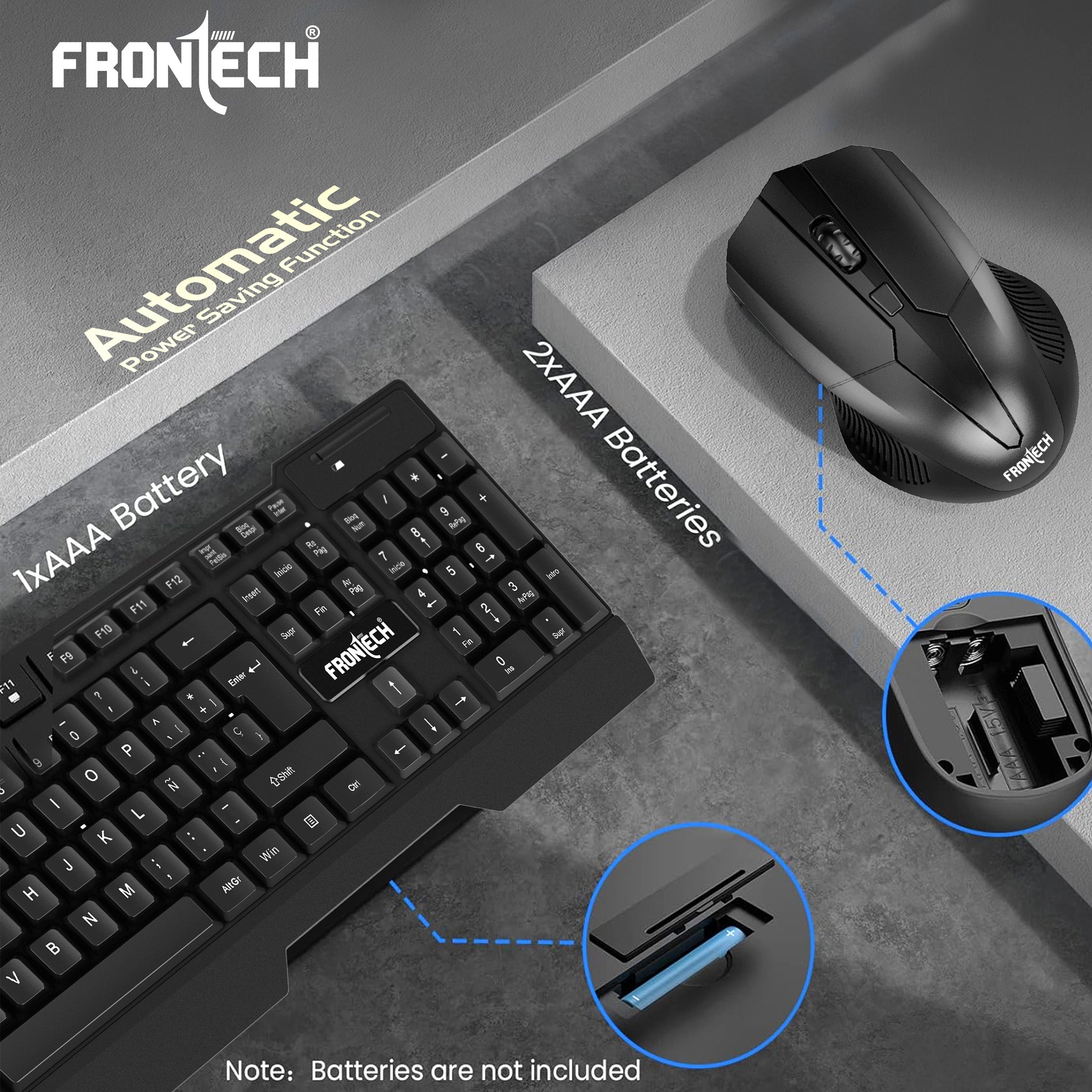 Wireless Keyboard and Mouse Combo (KB-0025)