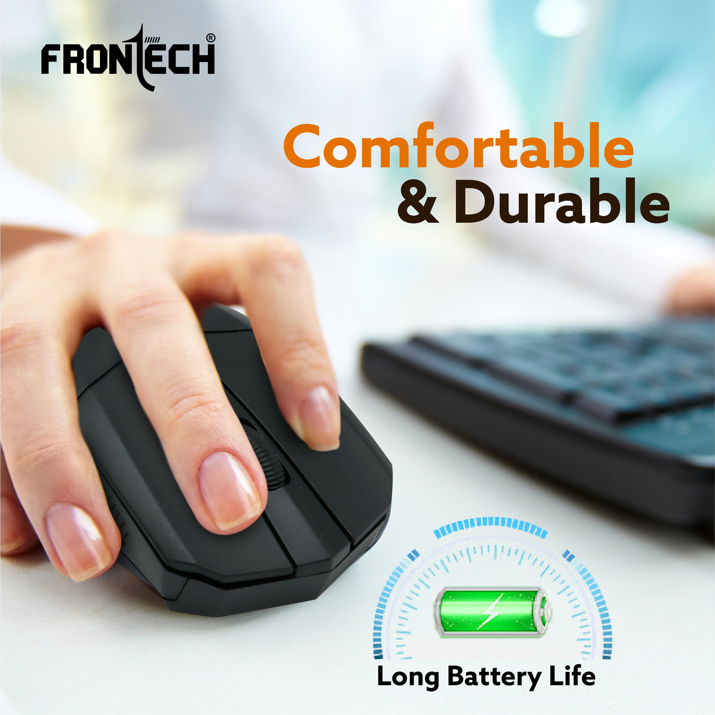 Wireless Keyboard and Mouse Combo (KB-0025)