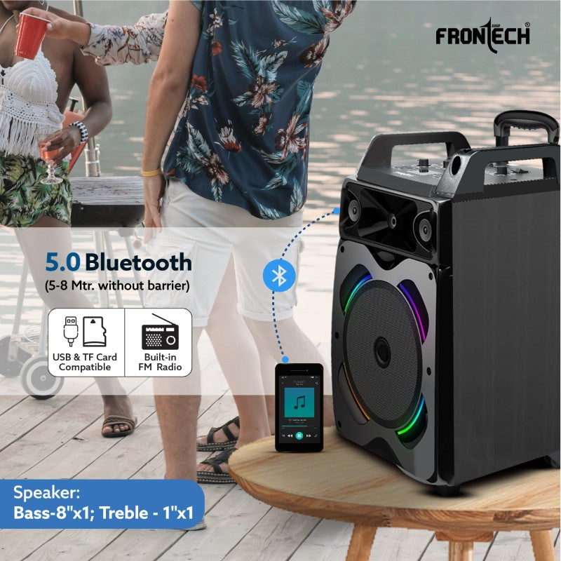 Smash Multimedia Wireless 60W Bluetooth 5.0 Trolley Speaker (SW-0175)