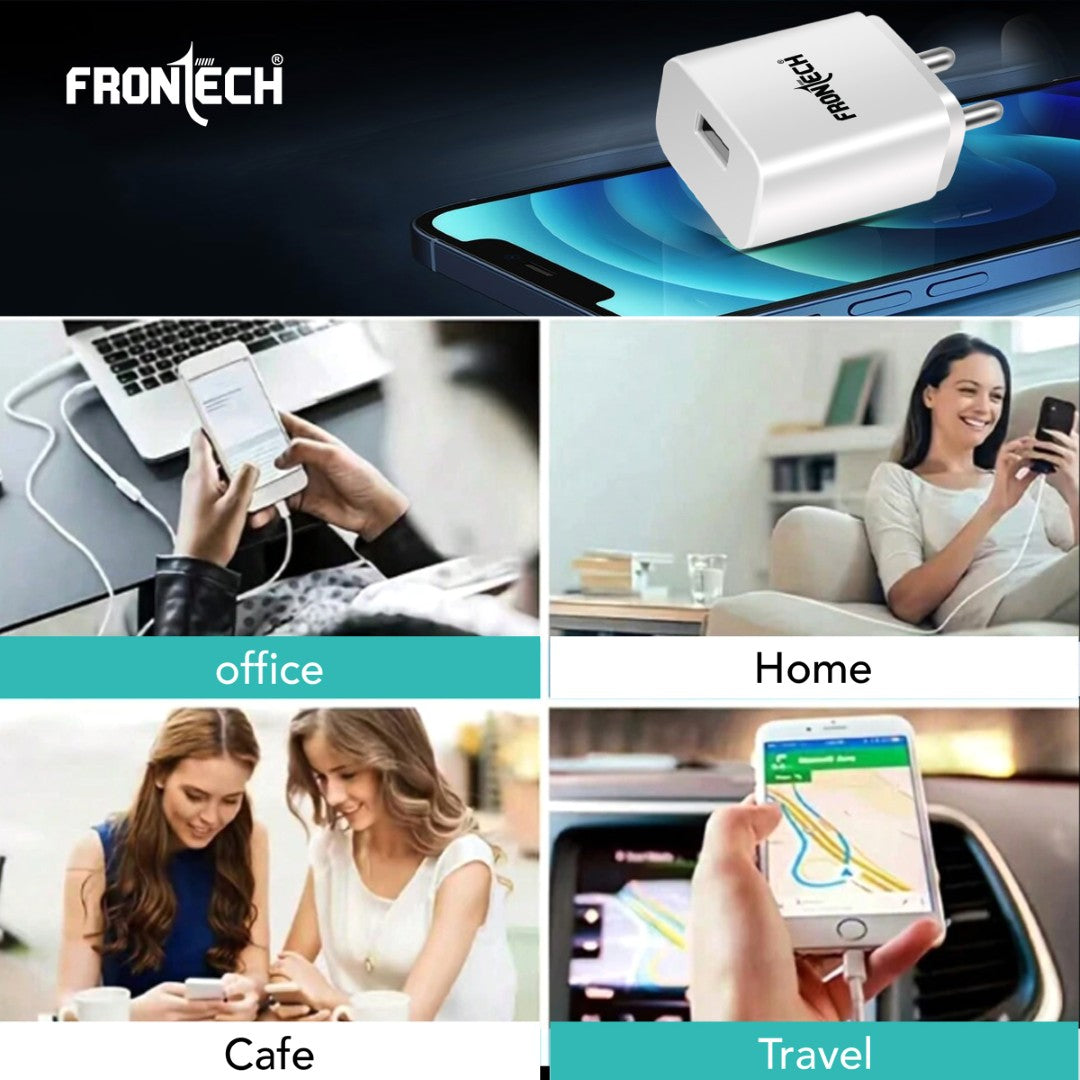 12W/2.4A Mobile Charger | Ultra Fast Charging, Quick Charge 3.0, (0951CW, White)