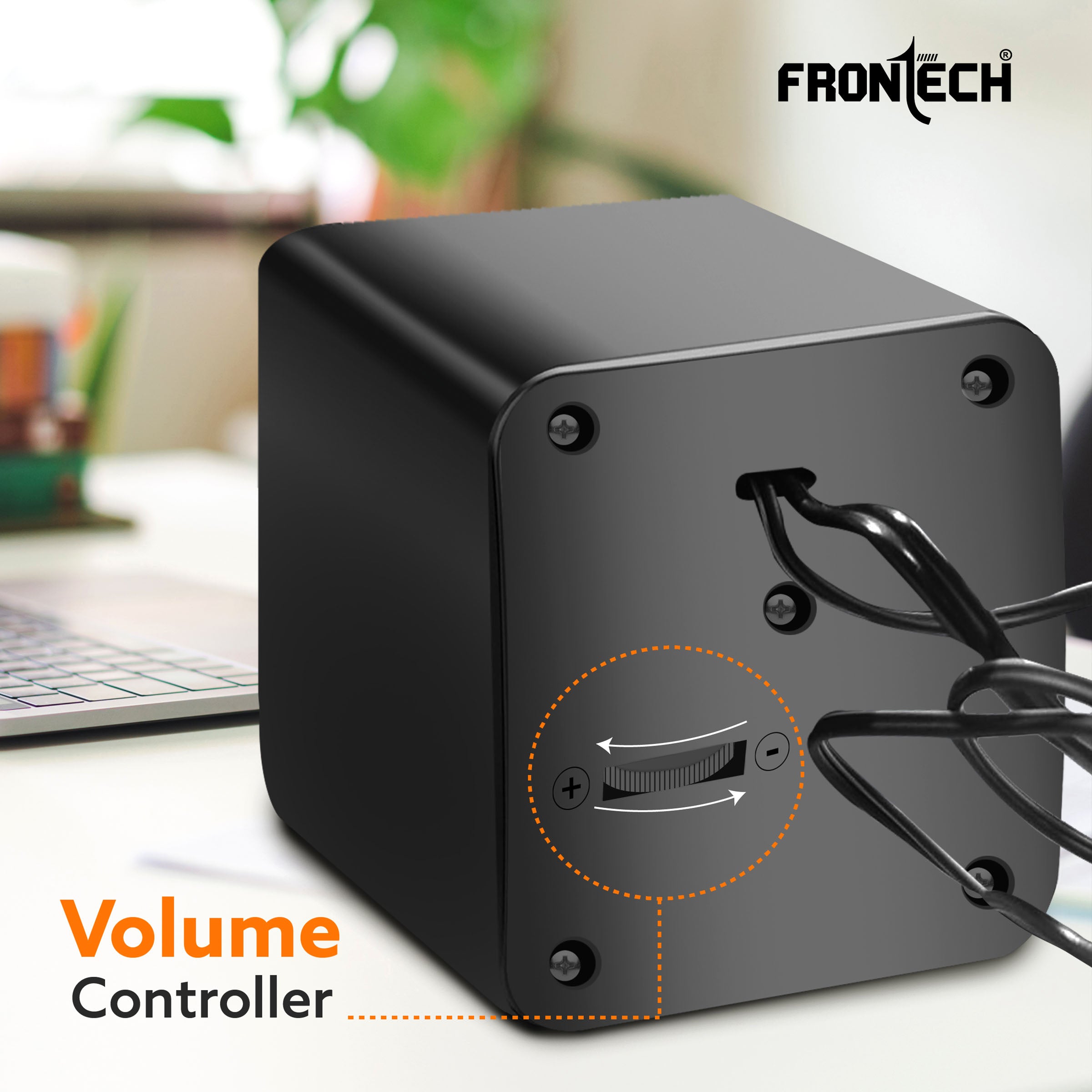 2.0 Channel USB Speakers | 1.5W x 2 Output | AUX Input (SPK-0002)
