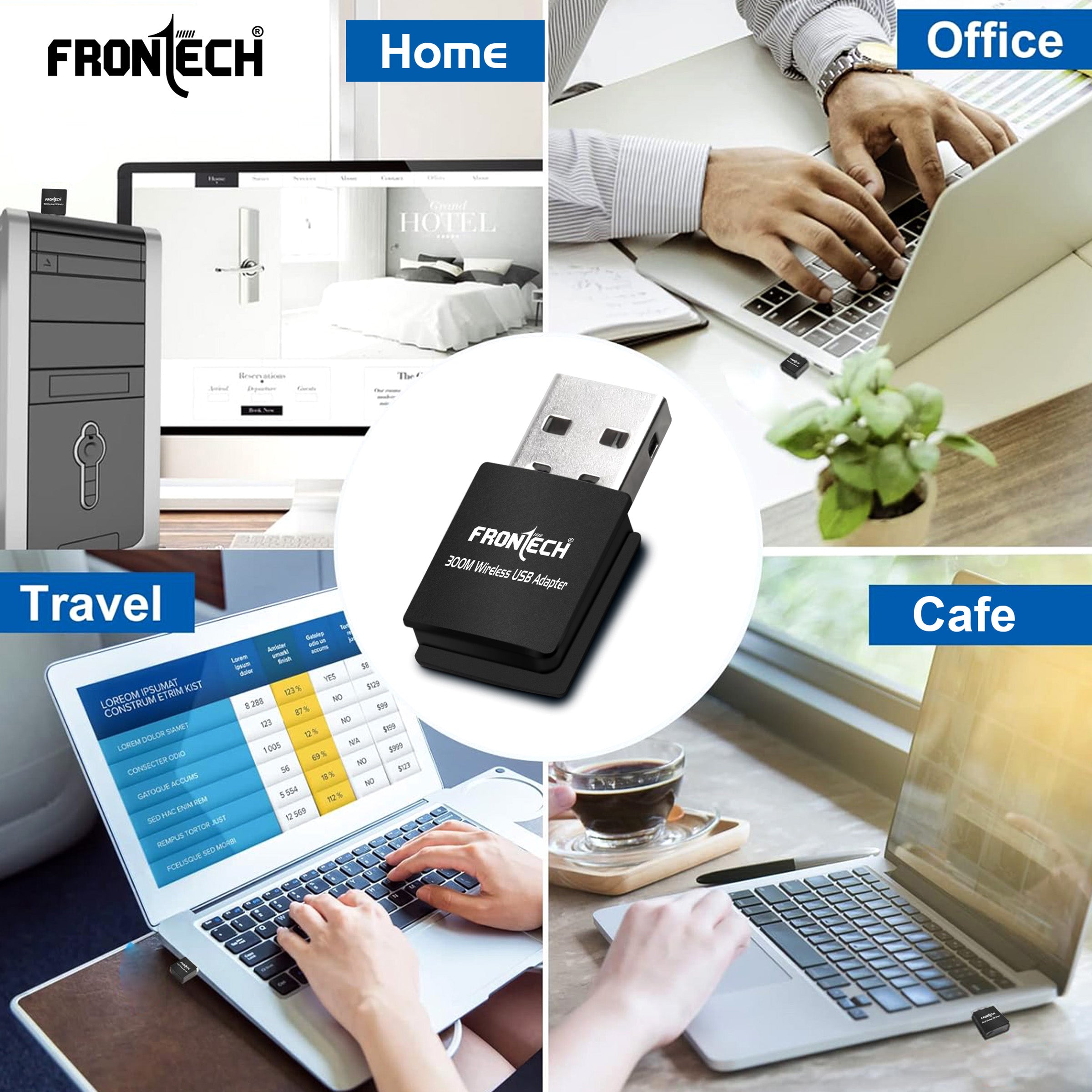 WiFi Dongle 300 Mbps (0842)