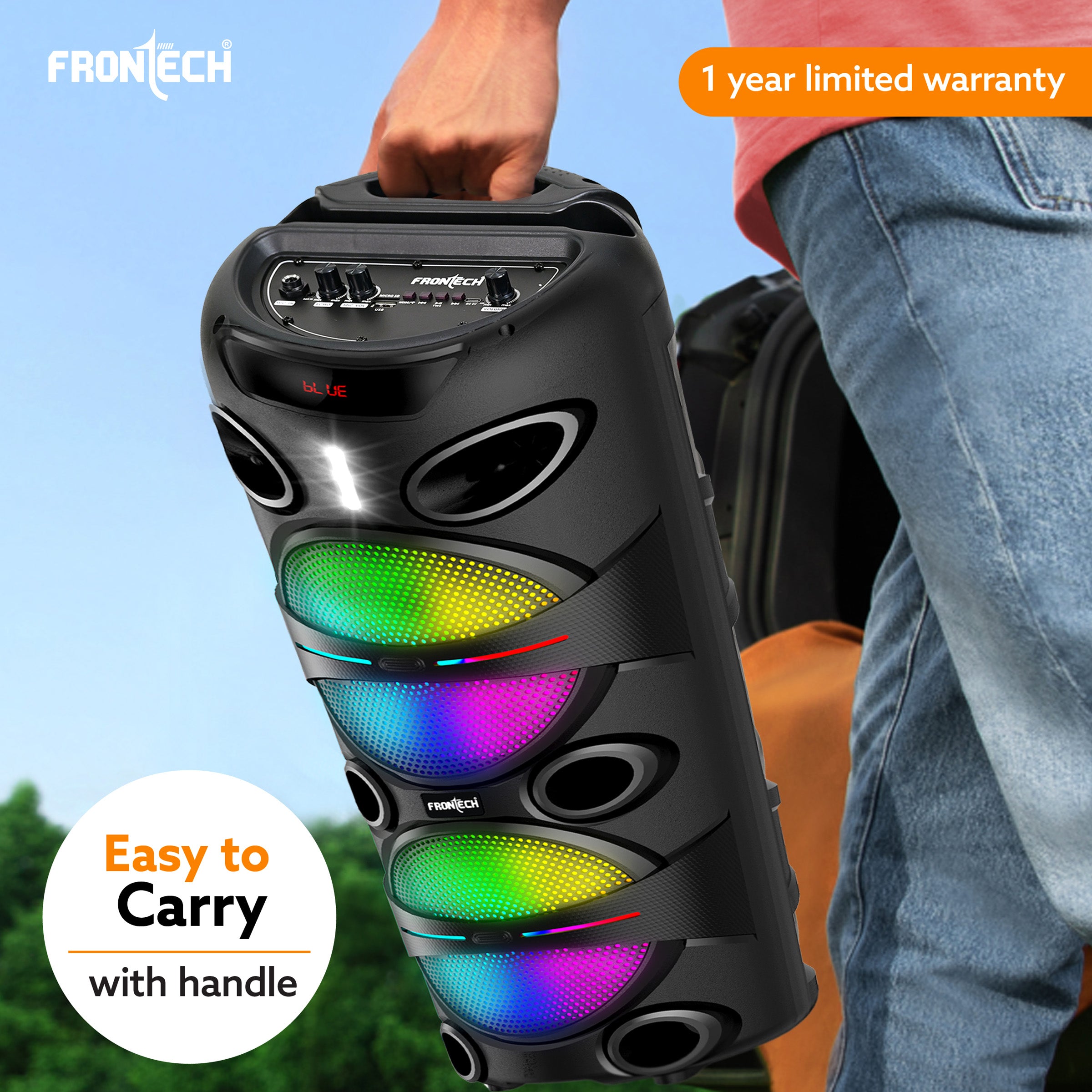 Groove Multimedia 24W Wireless Trolley Speaker (SW-0179)