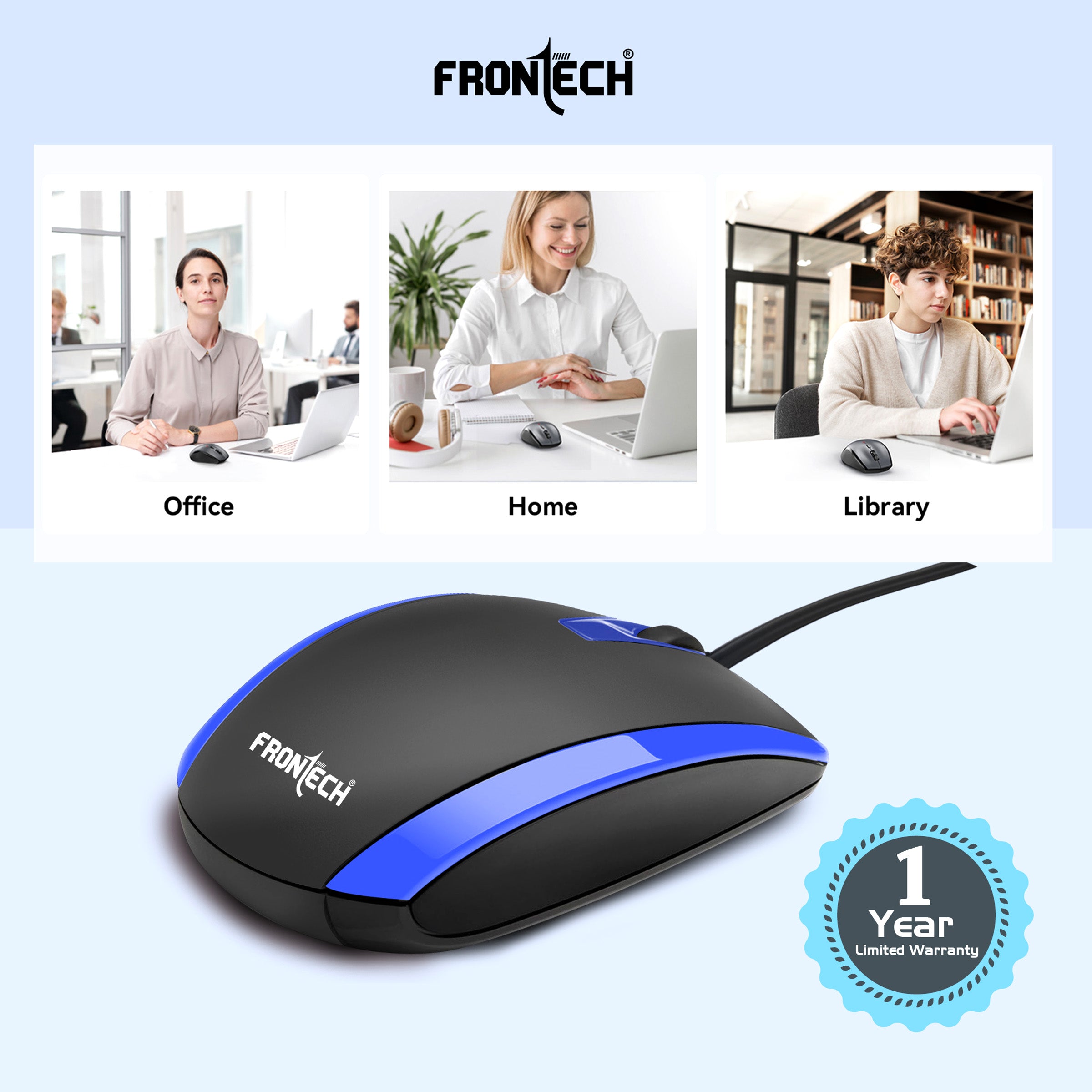 Wired Optical Mouse 1000 DPI (MS-0046)