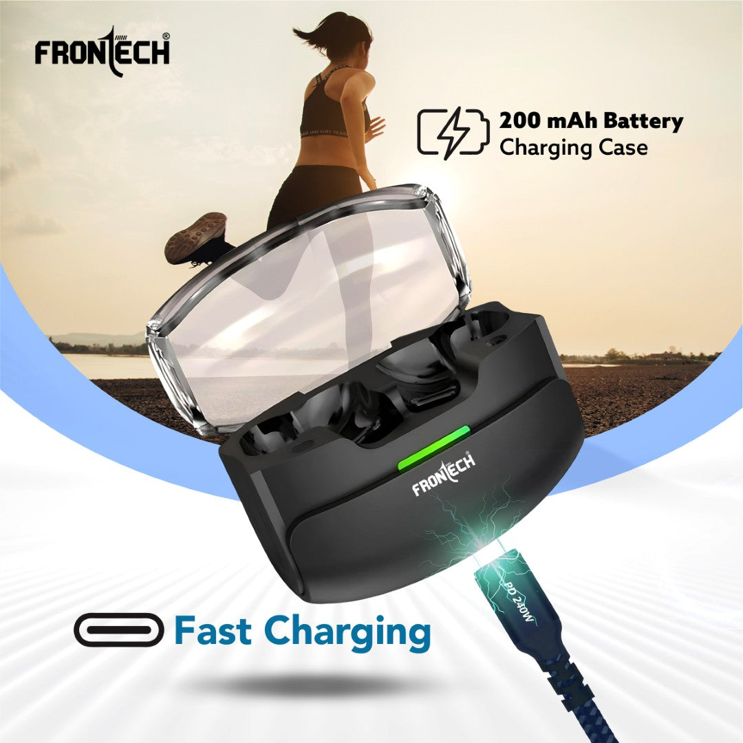 ECHO TWS Bluetooth v5.0 Earbud 24H Playtime, 30H Talk Time (EF-0070)