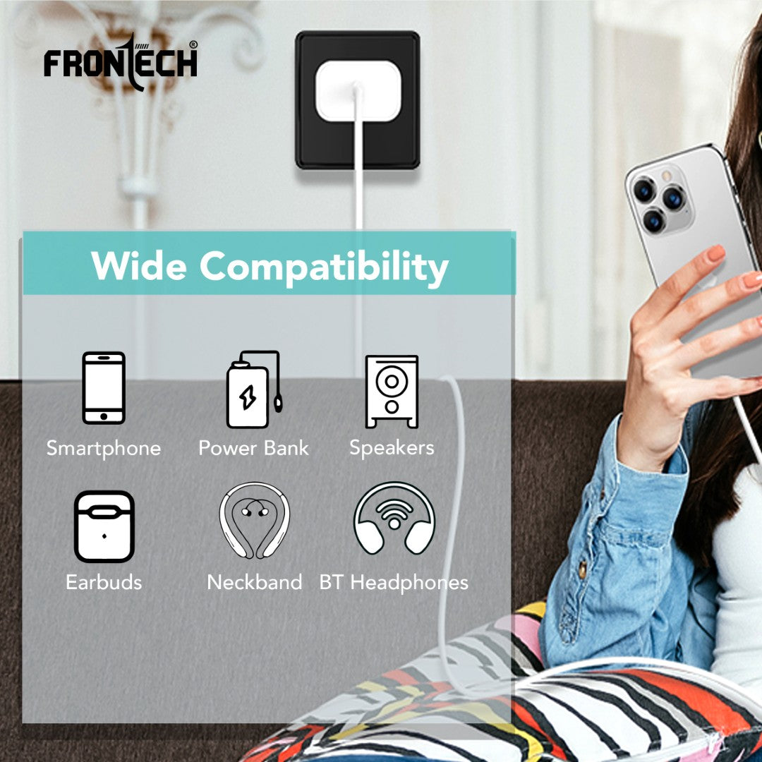 12W/2.4A Mobile Charger | Ultra Fast Charging, Quick Charge 3.0, (0951CW, White)