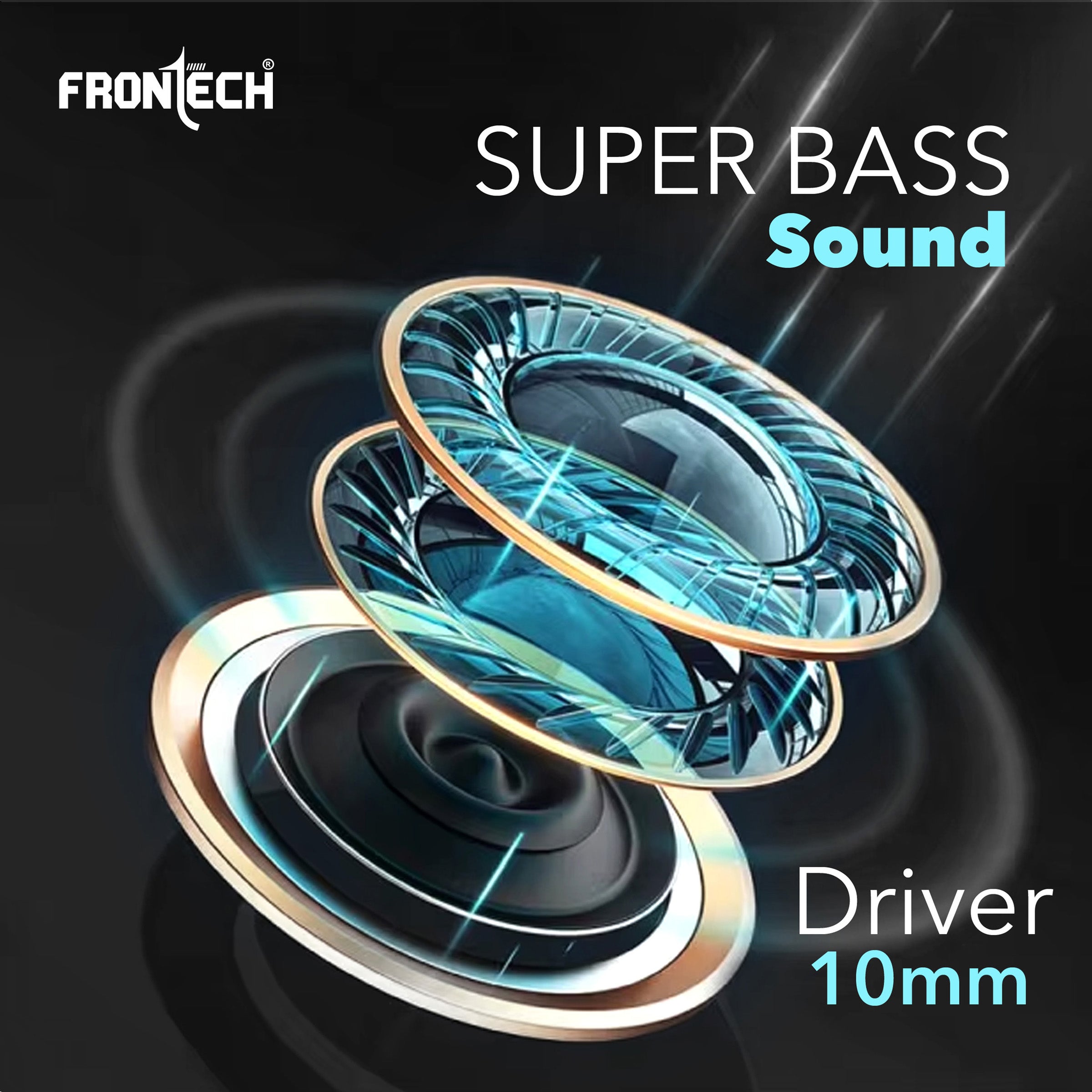 Frontech Wired Multimedia Earphone with Type-C Jack | 10mm Driver | HD Sound | Super Bass | Tangle-Free TPE Cable | In-line Mic & Volume Control | Extra Earbuds | Wide Compatibility (EF-0083)