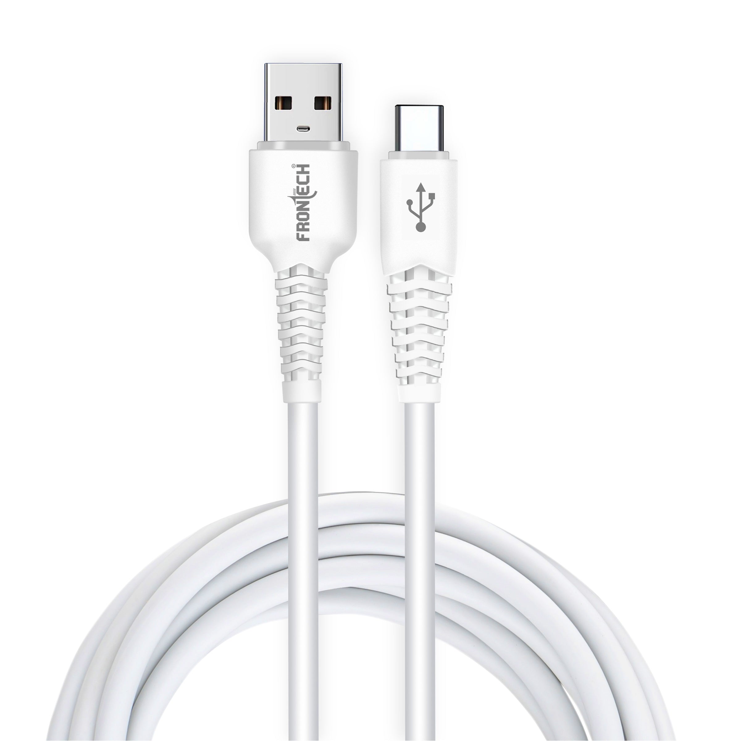 Frontech Super Fast 30W USB to Type-C Charging & Data Cable | 1.0 Meter | Durable | Bend-Resistant (FT-1046)