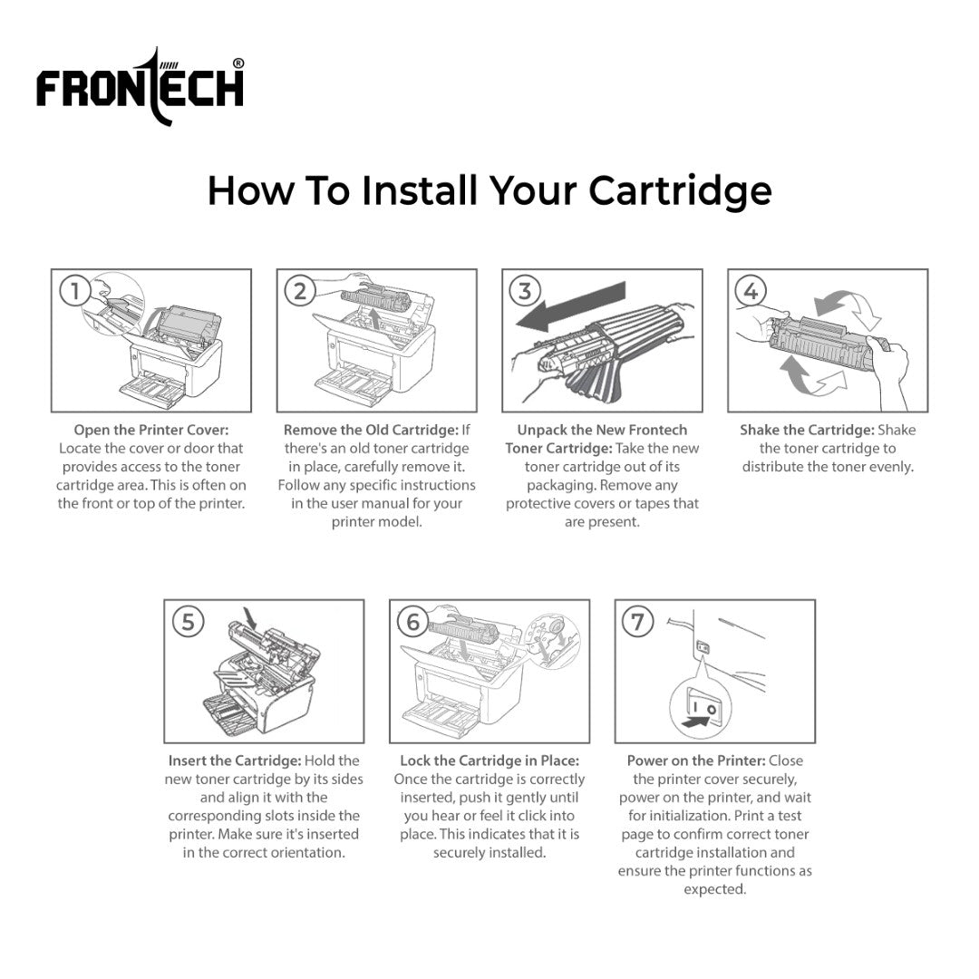 H-W1660A Laserjet Toner Cartridge | Compatible with HP Laserjet 1008A/1008W, HP MFP 1188A/1188W/1188NW/1188PNW (TC-0027)